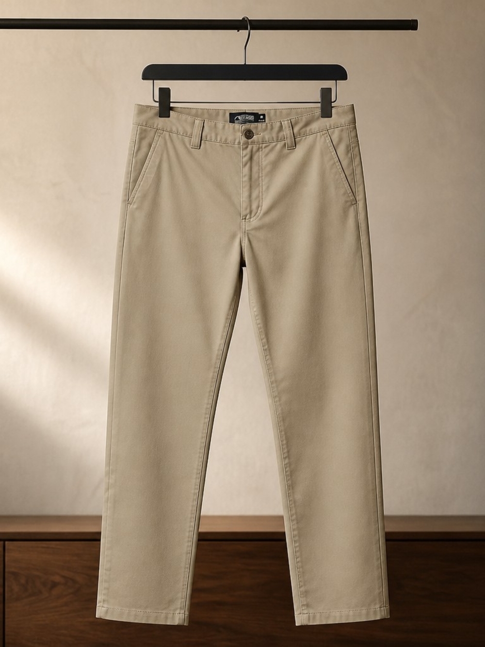 Mountain Khaki Mens Mountain Pant Flat Front Modern Fit in Tan Khaki Size 36x30